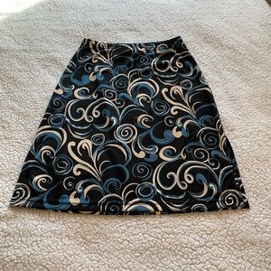 By Choice A-line size M medium elastic waist skirt